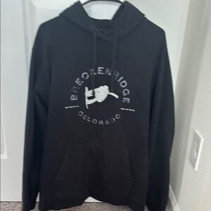 Black Hoodie with Breckenridge Design